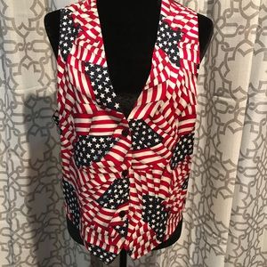 Patriotic women’s vest
